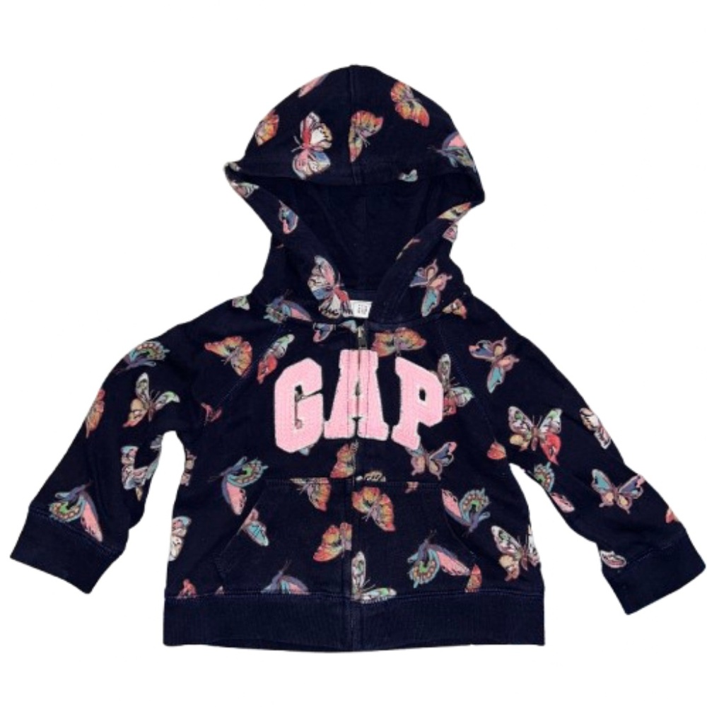 GAP kids butterfly girls hoodie sweatshirt